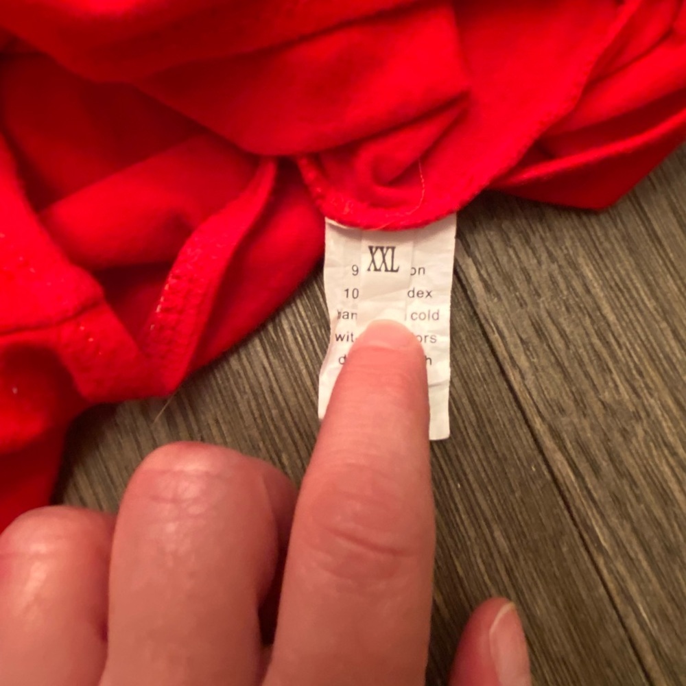 Red Bodysuit - Picture 2 of 3